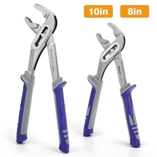 8" 10" Water Pump Pliers Set Adjustable Water Pump Pliers V Jaw Tongue Groove