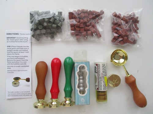 Wax Seal Stamp Kit with Magnolia and other Sets
