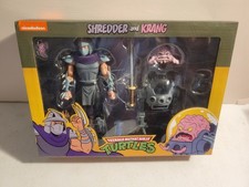 NECA Shredder and Krang TMNT Teenage Mutant Ninja Turtles Cartoon 2-pack NEW
