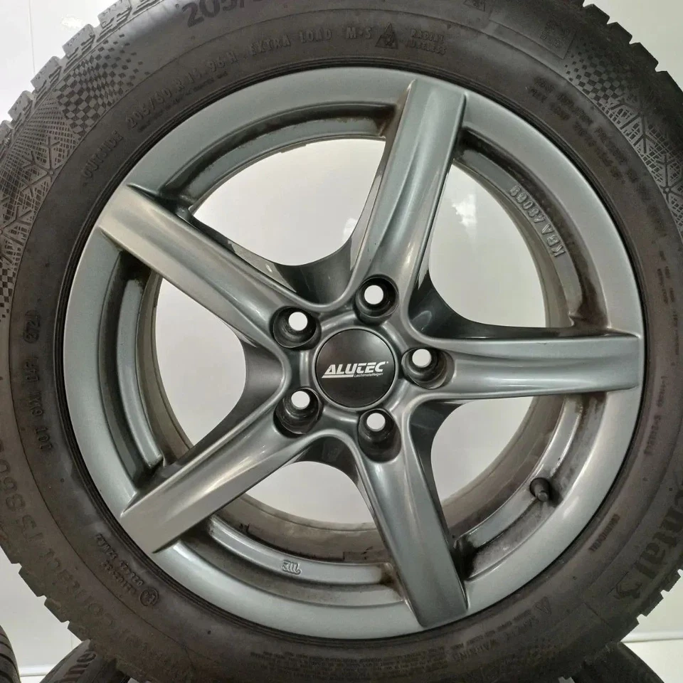 Winterräder 6,5Jx16 Zoll ET46 LK5x112 KBA48069 Continental 205/60R16 96H DOT2021 - Bild 3 von 4