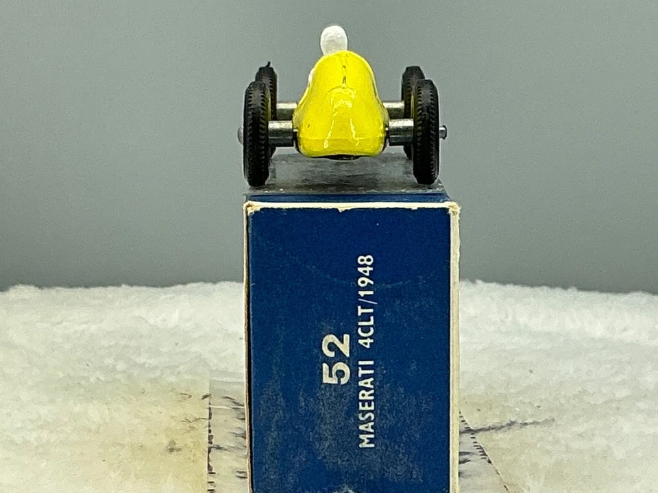 Matchbox #52A Maserati 4CLT Racer 1958 Yellow #5 In Original E5 Box - Image 3 of 4