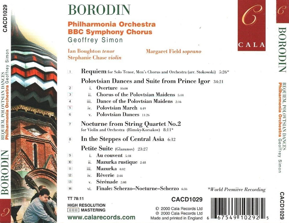 Borodin - Requiem; Polovtsian Dances And Suite From Prince Igor (CD 2000) Simon - Image 2 of 2