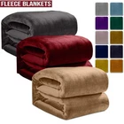 Premium Cooling Fleece Throw Blanket – Soft Breathable All-Season Bed Blankets