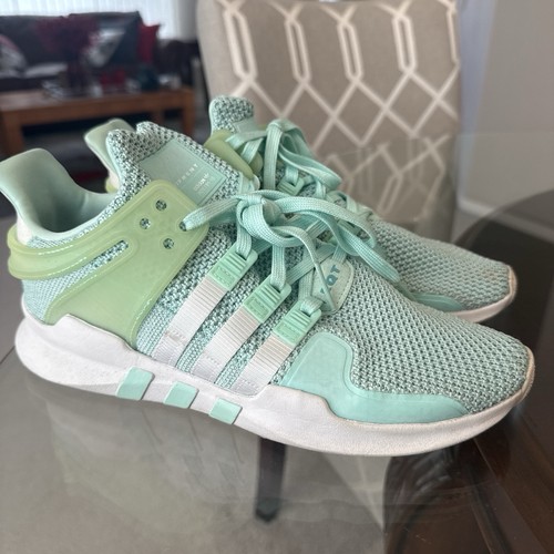 adidas EQT Support ADV Clear Mint/White Low Top Lace-Up Sneakers Women B37538