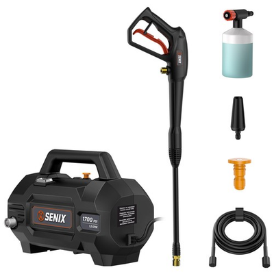 #ad 13 Amp Electric Pressure Washer 1700 PSI 1.2 GPM Compact with Foam Cannon... $162.84
