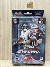 2025 Topps Chrome NFL Football Hanger Box Sealed New