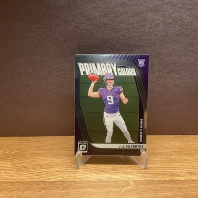 2024 Donruss Optic JJ McCarthy Rookie Card Primary Colors #20 Vikings RC