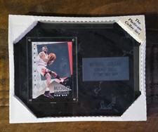 Michael Jordan 1992 Team MVP Upper Deck Hologram Card In Plaque Unopened
