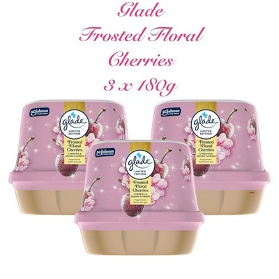3 x Glade Duft Badezimmer Gel Lufterfrischer & dezenter Geruchsbeseitiger