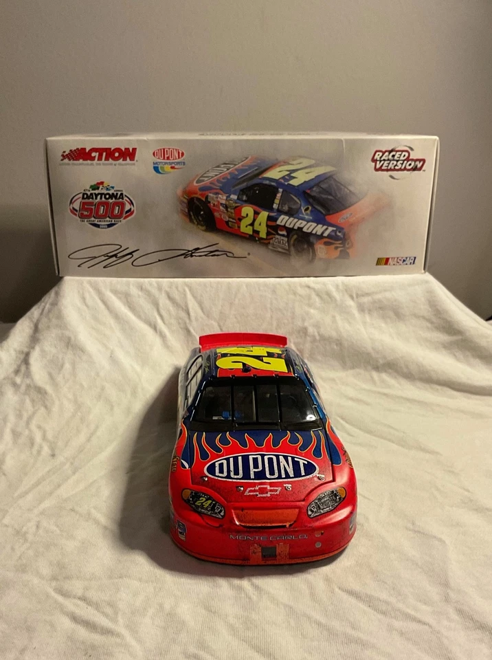 Action Jeff Gordon 2005 Monte Carlo Daytona 500 versión de carrera 1:24 diecast Foto 2 de 3