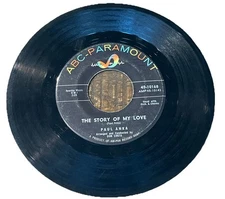 Paul Anka THE STORY OF MY LOVE (ROCK N ROLL 45/PS) #10168