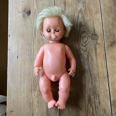 Vintage Zapf Creation Baby Junge Puppe 80er West Germany anatomisch korrekt TLC