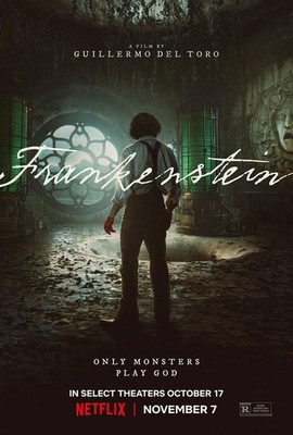 Frankenstein 2025 Movie Poster Wall Decor 11x17'' 24x36'' 27x40'' Jacob Elordi