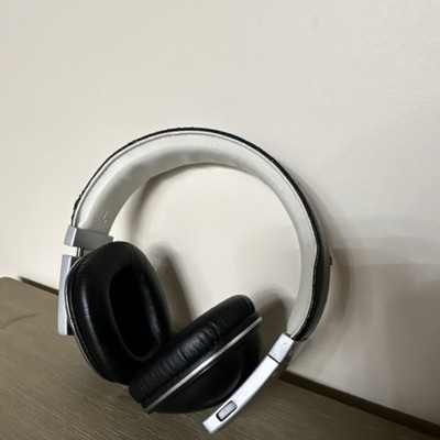 Polk Audio Over-Ear Headphones Black White Silver Adjustable Headband (No Cable)