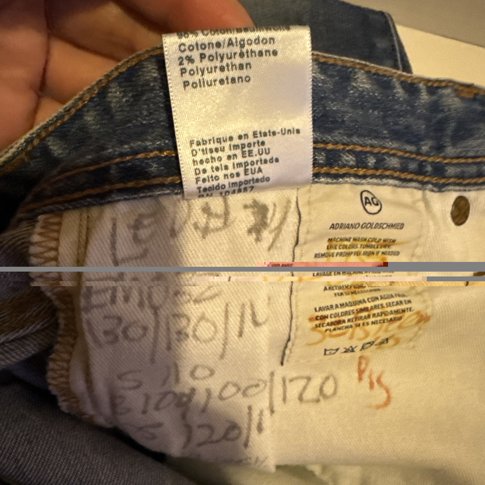 NWOT AG Adriano Goldschmied The Everett Slim Straight Jeans 32 Blue thumbnail 7