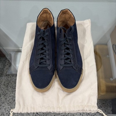 Loro piana Freetime Walk Navy Suede Sneakers Sz 8.5 (41.5)