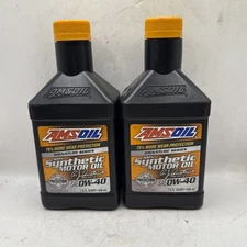 AMSOIL Signature Series Engine Motor Oil 100% Synthetic 0W-40 (Pack Of 2) 0w40