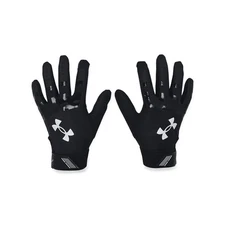Black Small Sport Activity Gloves With Synthetic Palm And Elastic Cuff