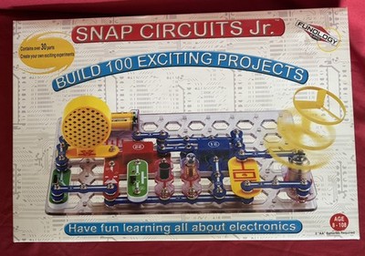 ELENCO Snap Circuits Jr. 100 Experiments Electronics Discovery Kit SC-100 NEW