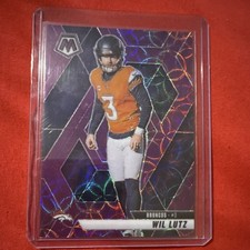 2025 Panini Mosaic Wil Lutz Purple Scope  #151 Denver Broncos NFL