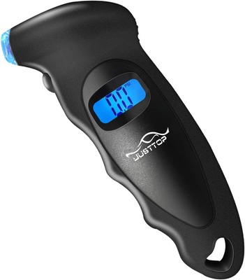 JUSTTOP Digital Tire Pressure Gauge, 150PSI 4 Setting for Cars, Trucks and Bicyc