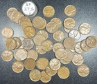 1937-S Lincoln Wheat Penny Cent Roll of 50 Coins ALL EXTREMELY FINE XF