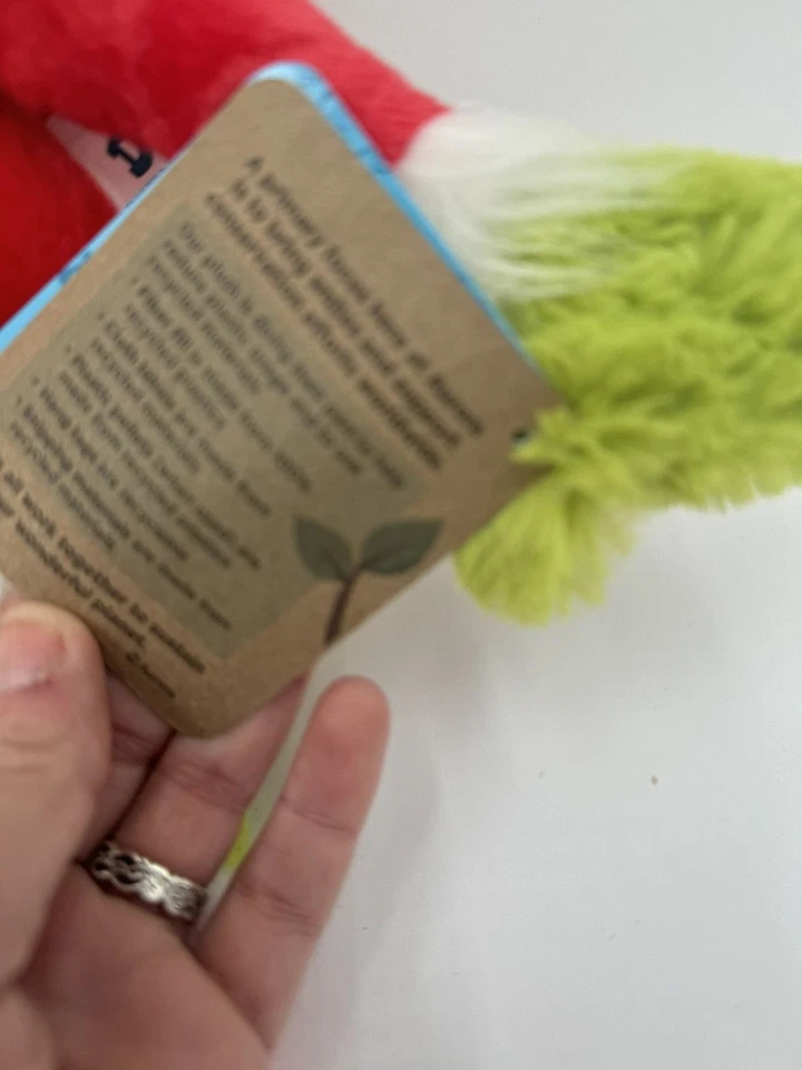 Peluche Aurora Grinch Santa 16" Dr. Seuss Navidad #15900 NUEVAS etiquetas Foto 3 de 4