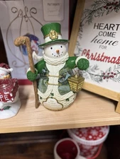 Bradford Exchange - 'When Irish Eyes Are Smiling' Irish Snowman Edmund Sullivan