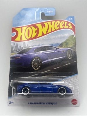 2021 HOT WHEELS LUXURY SEDANS WALMART EXCLUSIVE LAMBORGHINI ESTOQUE BLUE 2/5