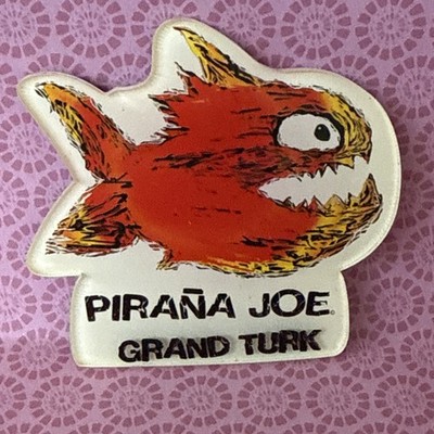 Pirana  Joe Grand Turk Refrigerator Magnet