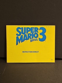 Super Mario Bros 3 Nintendo NES Cartridge with Manual 