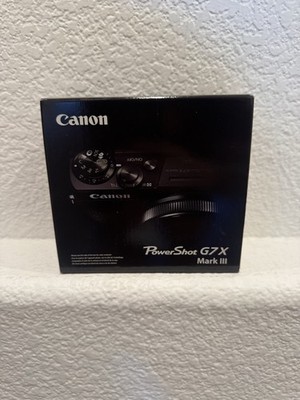 Canon PowerShot G7 X Mark III 20.1MP Point & Shoot Digital Camera Black SHIP NOW