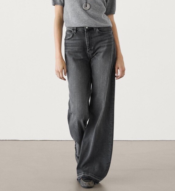 ★ Massimo Dutti★ Flare high waist cotton jeans 0505665642 s-l1200.jpg