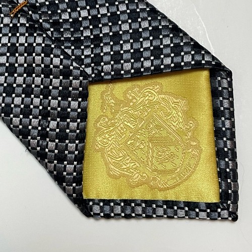Donald J Trump Men's Necktie Signature Collection Black Gray Check Print - Picture 6 of 7