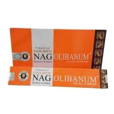 Vijayshree Golden Nag Olibanum Incense Stick Natural Fragrance Agarbatti 12x15g
