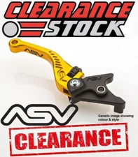 Ducati 1198 / S 2009-2012 ASV C5 Short Front Brake Lever - Gold