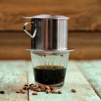 Authentic Vietnamese Coffee Phin Filter Press With Gravity Insert For Ca Phe Authentic Vietnamese Coffee Phin Filter Press With Gravity Insert For Ca Phe