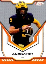 J.J. McCARTHY 2024 Sage Silver #135 Michigan Wolverines/Minnesota Vikings