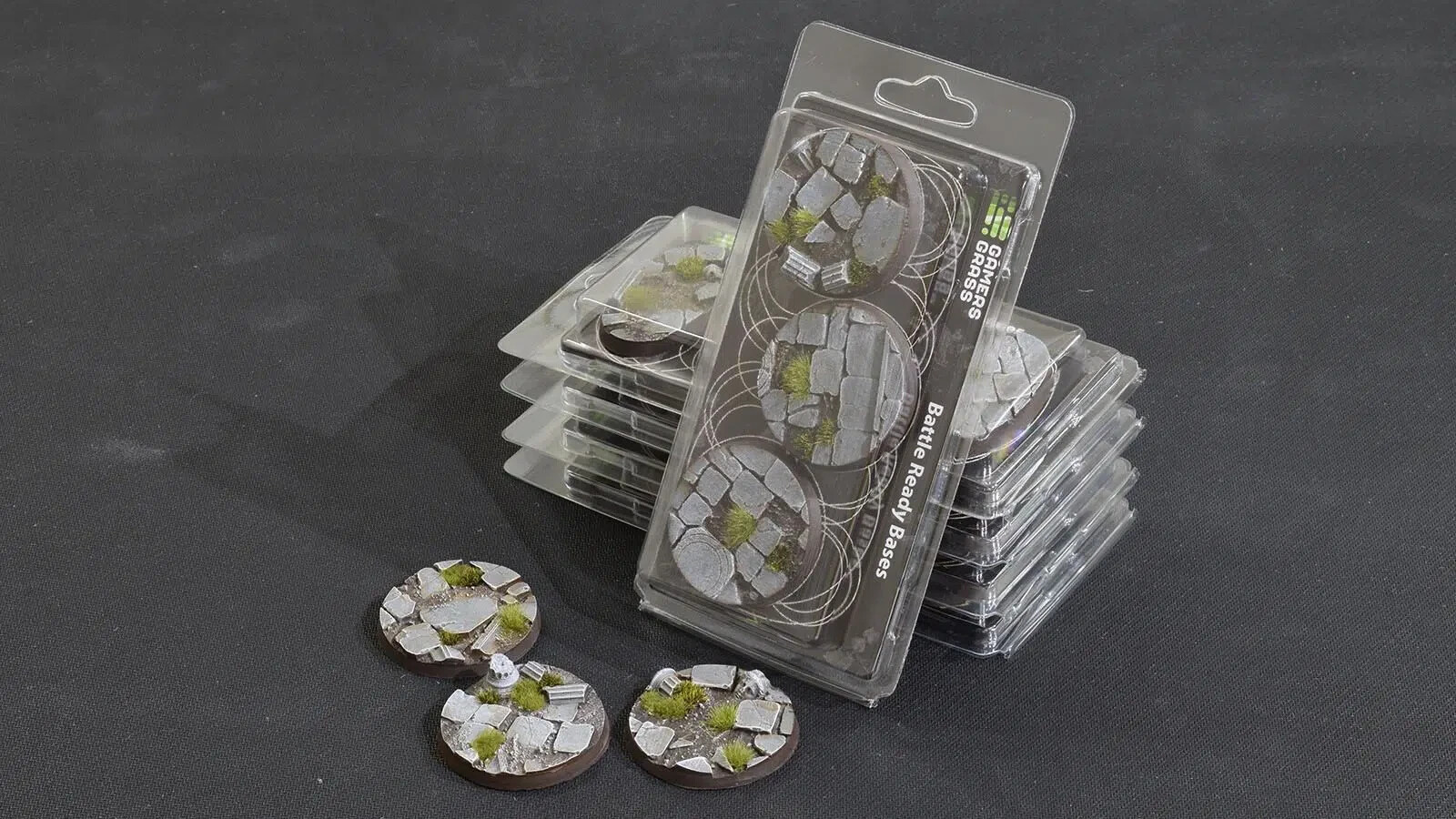 Геймеры Grass GGB-TR50 Temple Base Round 50mm [x3] Готовые к бою базы Бесплатно доставляют