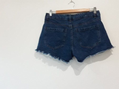 COTTON ON Denim Shorts Womens 10 Peanuts W30 Mid Saturday Blue Denim - Picture 4 of 10