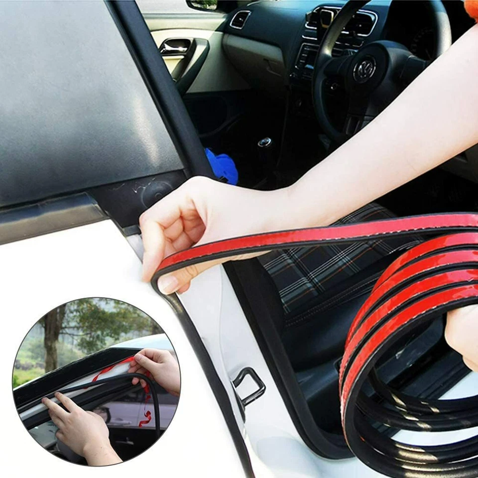 25ft Rubber Seal Soundproofing Hollow for Door, Window, Trunk, Engine Cover - Изображение 3 из 4