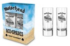 MOTÖRHEAD SCHNAPSGLAS SET SHOT GLASSES ACE OF SPADES 2 STÜCK SET 6 cl