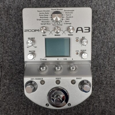 Zoom Preamplifier Effects Four Acoustic Guitar A3 for sale online