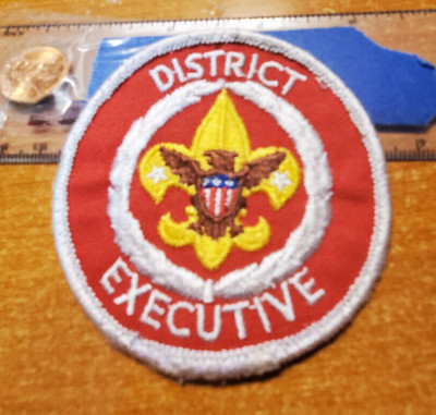 BSA Council District Excutive, adult Position Patch- [moww] | eBay