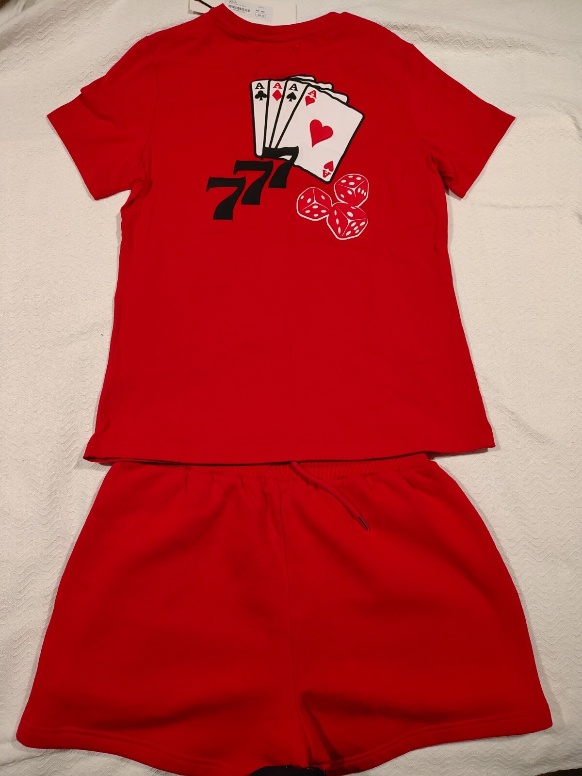 Set corto prima fila Get Lucky.. taglia 1 med e uno 2xl