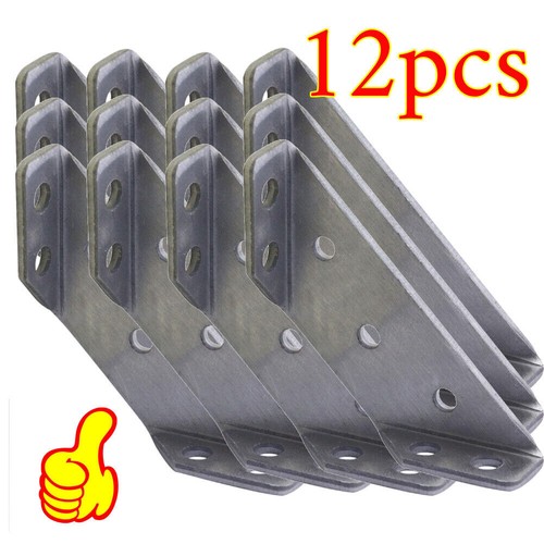 4/8/12X Triangle Bracket Furniture Support Thickened Connector New - Picture 17 of 18