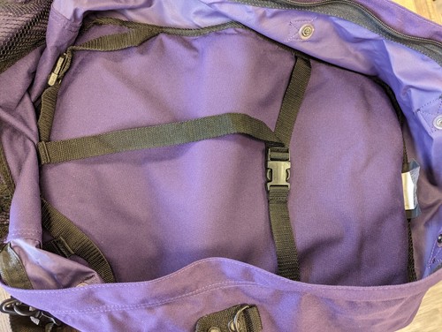 Vintage Samsonite Backpack Carrier Collection Travel Purple - Picture 9 of 11