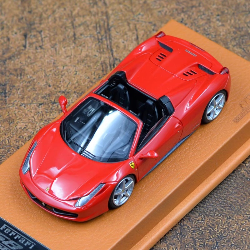 1/43 Ferrari 458イタリア　スパイダー限定コレクションミニカー MR Ferrari 458 Spider IDEA Resin Collector Car Model Action