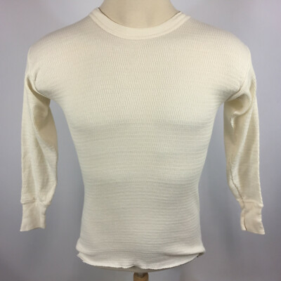 Minty Vintage Green Tag Hanes Thermal Long John Under Shirt Base