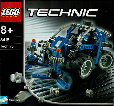 Lego Technic 8415 Dump Truck + Sweeper Excellent Condition